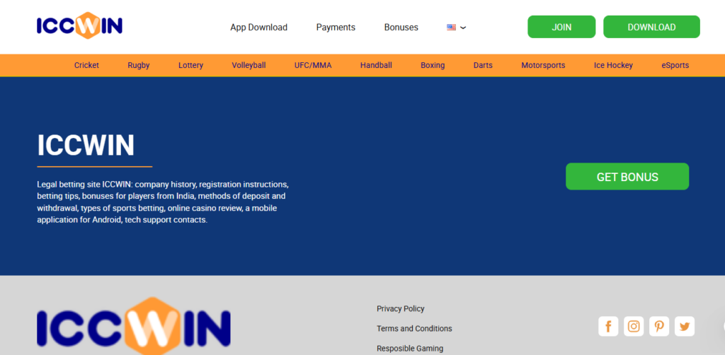 Iccwin India Official Website