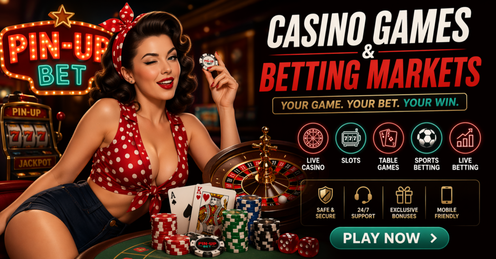 Pin-Up Bet Casino Review Games & Betting Markets Page