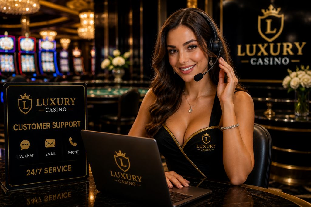 Luxury casino customer support Page